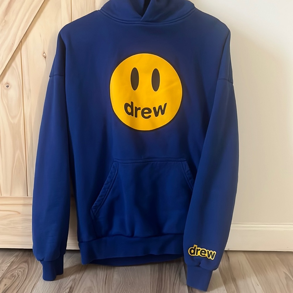 Navy blue justin bieber drew hoodie